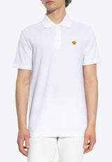 Versace Medusa Embellished Polo T-shirt