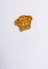 Versace Medusa Embellished Polo T-shirt