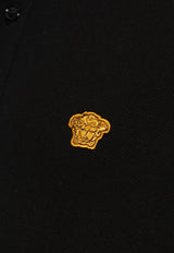 Versace Medusa Embellished Polo T-shirt