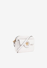Versace La Medusa Leather Crossbody Bag
