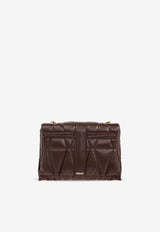 Versace Kleio Quilted Leather Shoulder Bag