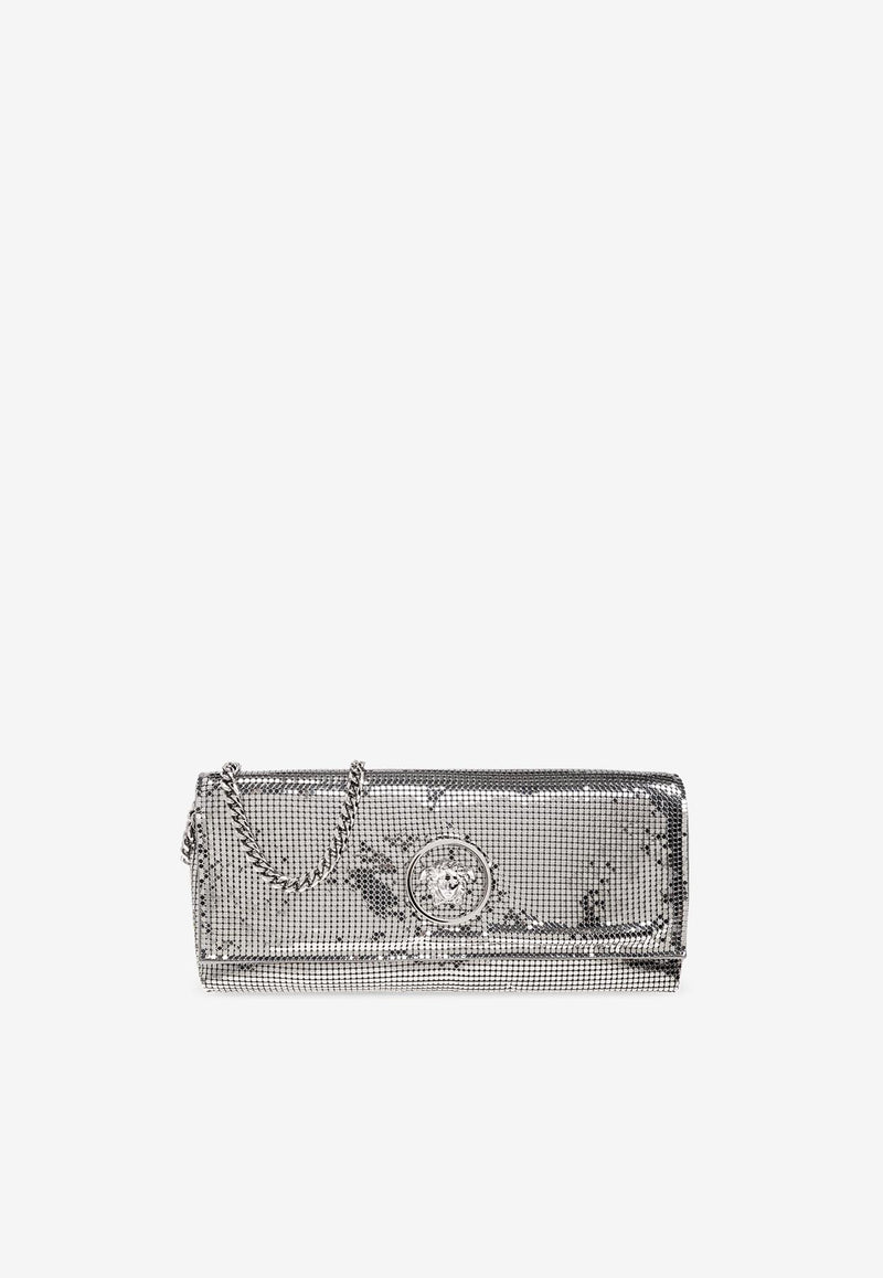Versace La Medusa Metal Mesh Clutch Bag 1019867 1A15323-1E56V