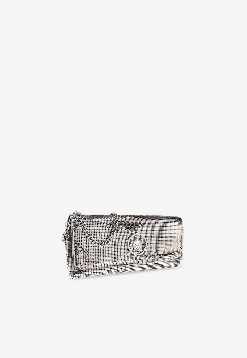 Versace La Medusa Metal Mesh Clutch Bag 1019867 1A15323-1E56V