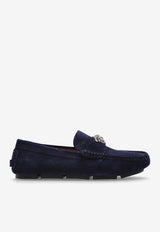 Versace La Medusa Suede Loafers