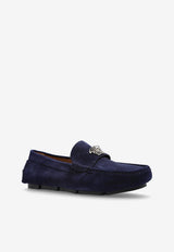 Versace La Medusa Suede Loafers