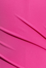 Versace Draped Strapless Tube Top