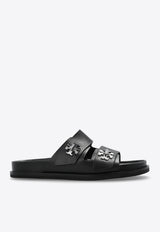 Tory Burch Turnlock Leather Sandals