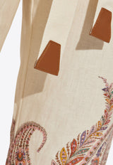 Zimmermann Rhiannon Paisley Print Flare Pants