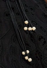 Zimmermann Rhiannon Broderie Anglaise Midi Skirt