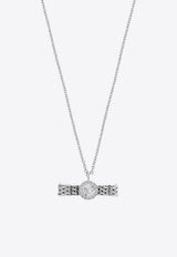 Versace Gianni Ribbon Pendant Necklace