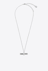 Versace Gianni Ribbon Pendant Necklace