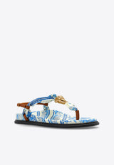 Versace Underwater Barocco La Medusa Sandals