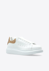 Alexander McQueen Oversized Low-Top Sneakers with Rhinestones