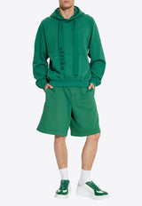 Alexander McQueen Embroidered Logo Hooded Sweatshirt