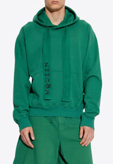 Alexander McQueen Embroidered Logo Hooded Sweatshirt