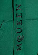 Alexander McQueen Embroidered Logo Hooded Sweatshirt