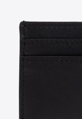 Alexander McQueen Logo Print Leather Cardholder