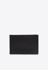 Alexander Mcqueen Logo Print Leather Zip Pouch 836148 1AAU6-1080