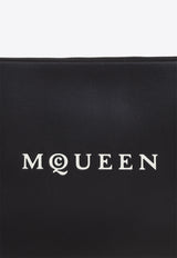 Alexander Mcqueen Logo Print Leather Zip Pouch 836148 1AAU6-1080