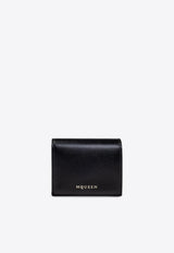 Alexander McQueen Logo Stamp Leather Wallet
