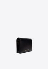 Alexander McQueen Logo Stamp Leather Wallet