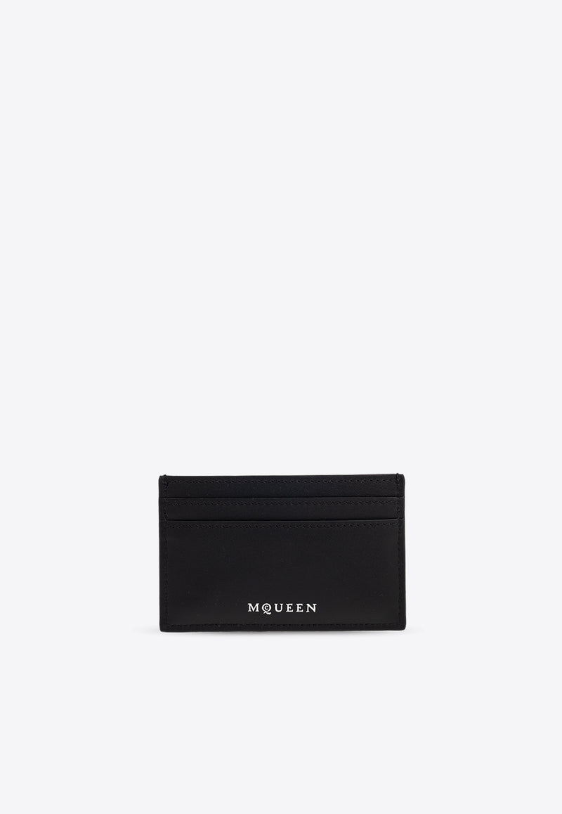 Alexander Mcqueen Logo Print Leather Cardholder 836138 1AAVB-1064