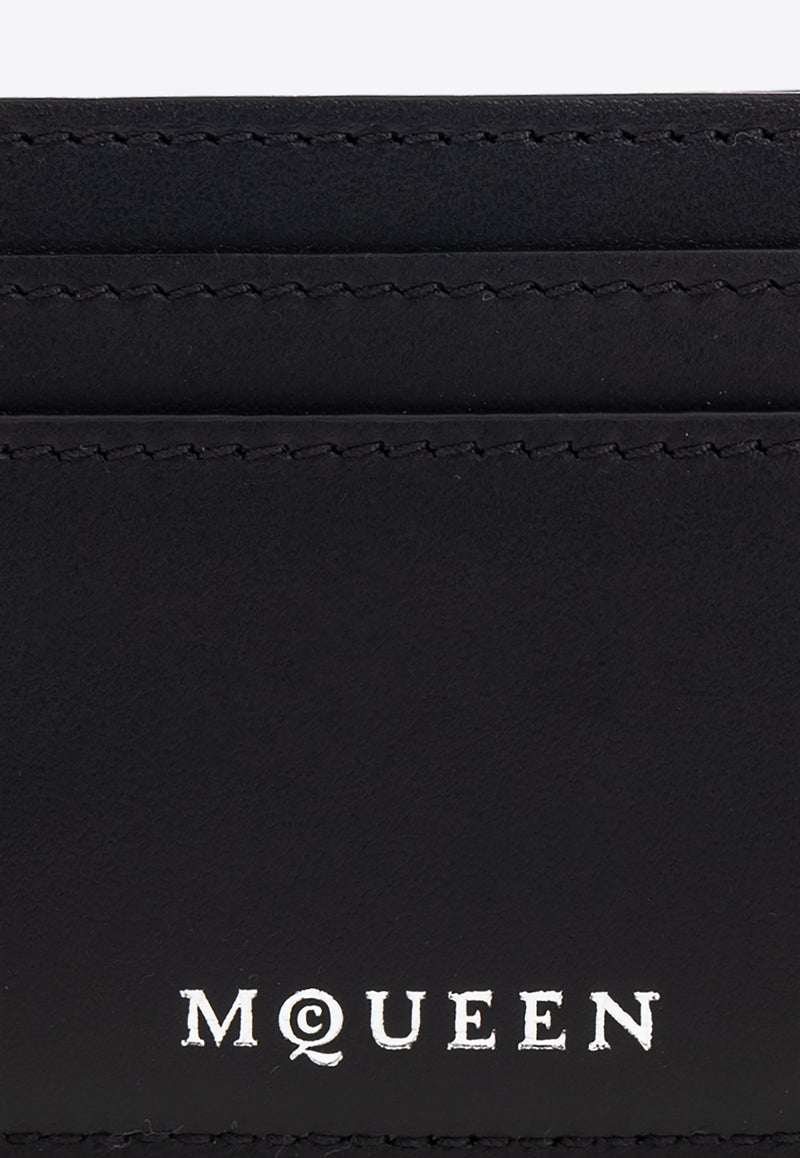Alexander Mcqueen Logo Print Leather Cardholder 836138 1AAVB-1064