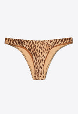 Zimmermann Cascadian Leopard Print Bikini Bottom