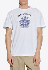 Alexander McQueen Sailor Tattoo Print T-shirt