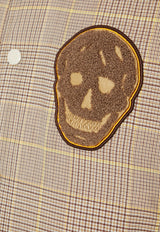 Alexander McQueen Bomber Jacket with Check-Pattern