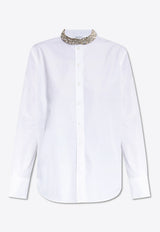 Alexander McQueen Shirt with Crystal-Emebllishment