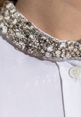 Alexander McQueen Shirt with Crystal-Emebllishment