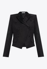 Alexander McQueen Double-Breasted Wool Blazer