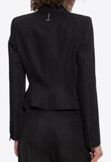 Alexander McQueen Double-Breasted Wool Blazer