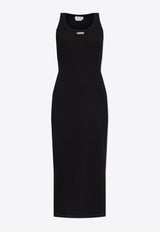 Alexander McQueen Ribbed Bodycon Midi Dress