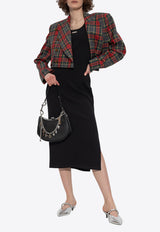 Alexander McQueen Ribbed Bodycon Midi Dress