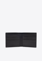 Alexander McQueen Bi-Fold Leather Wallet with Logo-Print