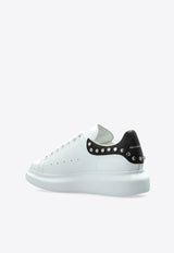 Alexander McQueen Leather Low-Top Sneakers with Studs