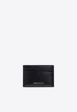 Alexander McQueen Leather Cardholder with Logo-Stamp