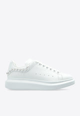 Alexander McQueen Leather Low-Top Sneakers with Studs