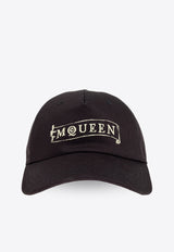 Alexander McQueen Baseball Cap with Embroidered-Logo