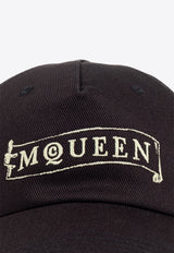 Alexander McQueen Baseball Cap with Embroidered-Logo