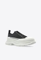 Alexander McQueen Leather Low-Top Platform Sneakers