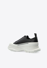 Alexander McQueen Leather Low-Top Platform Sneakers