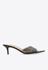 Gianvito Rossi Elle 55 PVC Mules Black G15120 55RIC-GSVFUNE