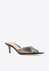 Gianvito Rossi Elle 55 PVC Mules Black G15120 55RIC-GSVFUNE