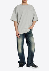 Alexander McQueen Vintage-Effect Straight-Leg Jeans