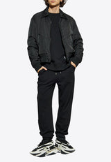 Balmain Logo Stamp Print Sweatshirt