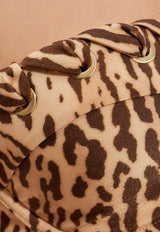 Zimmermann Leopard Print Padded Bikini Top