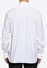 Tom Ford Peated Plastron Long-Sleeved Shirt